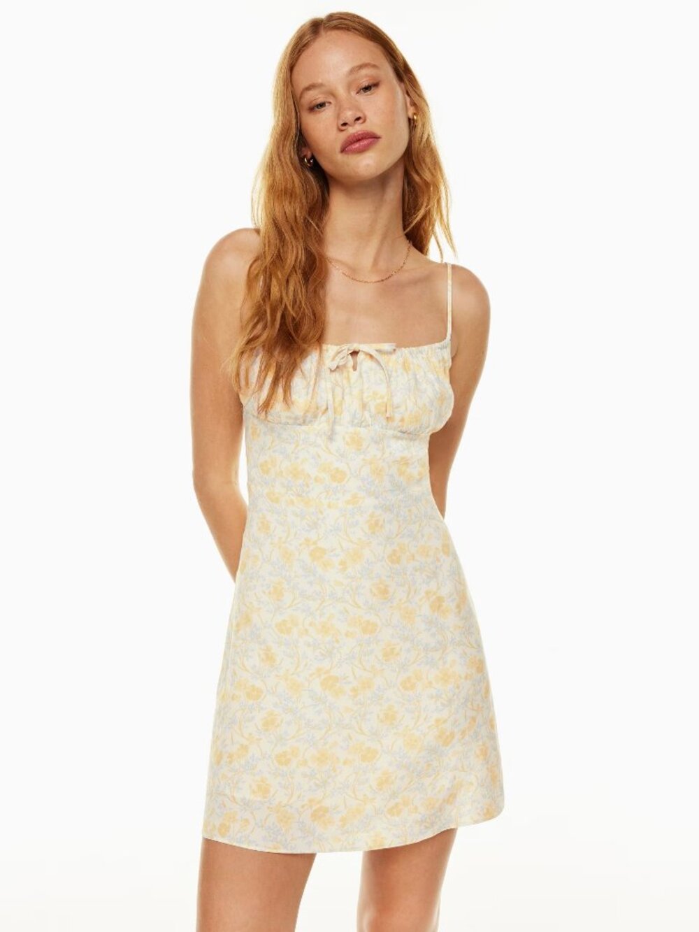 Aritzia Sunday Best Delilah Mini Dress Floral L
